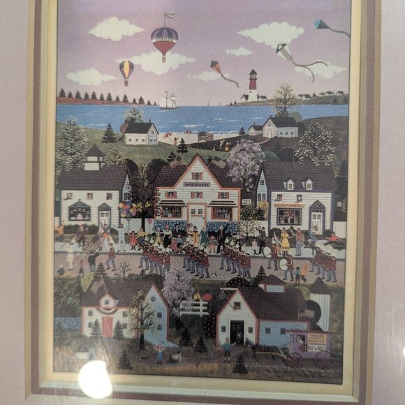 Jane Wooster Scott "Independence Day Parade" Framed Art Print - 10.25" x 9.25" - Picture 2 of 3